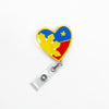 Philippine Heart Acrylic Badge Reel