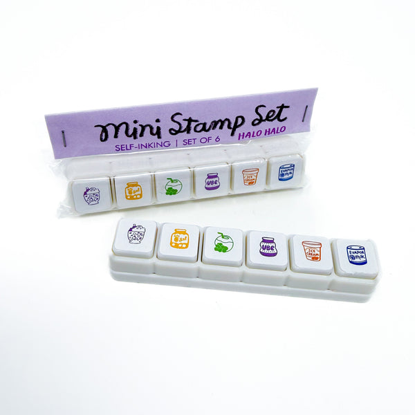 Halo Halo Self-Inking Mini Stamp Set