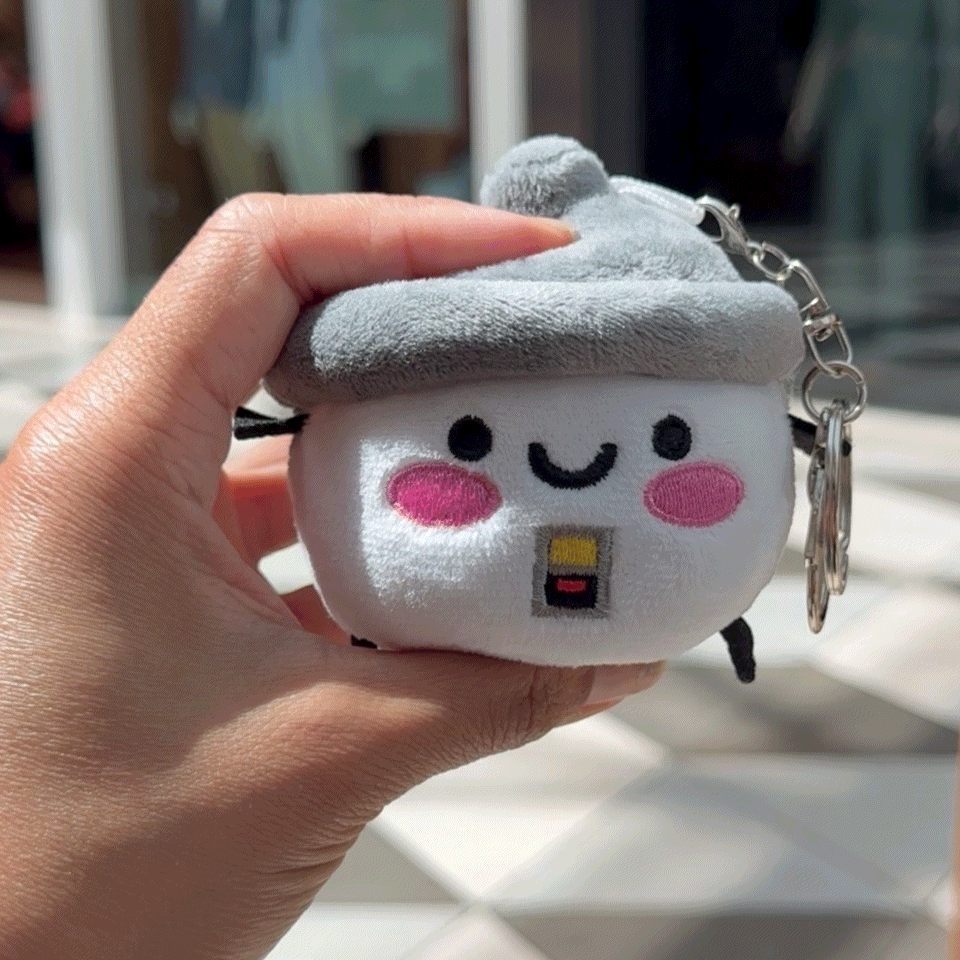 Rice Cooker Plushie Keychain