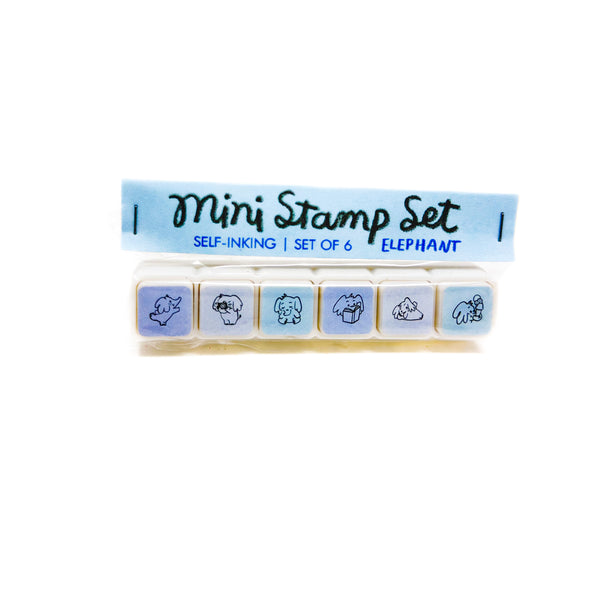 Elephant Self-Inking Mini Stamp Set