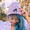 Finger Heart Girl Embroidered Beanie