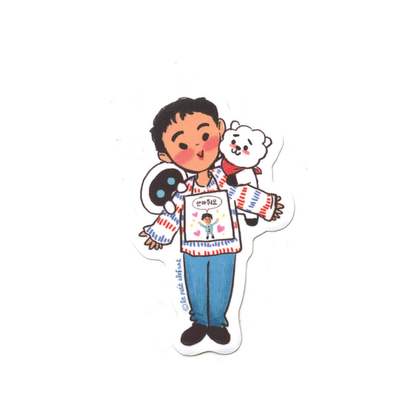 BTS Hugging Jin Festa Sticker