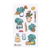 Elephant Ceramicist Clear Sticker Sheet