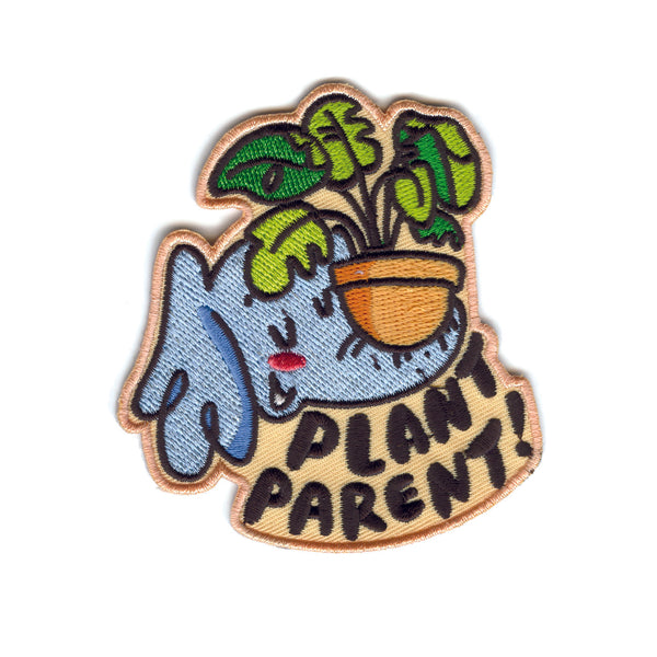 Plant Parent Embroidered Iron-On Patch