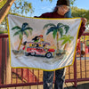 Mahal Kita Jeepney Fleece Lap Blanket