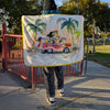 Mahal Kita Jeepney Fleece Lap Blanket