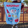Masarap Fleece Lap Blanket