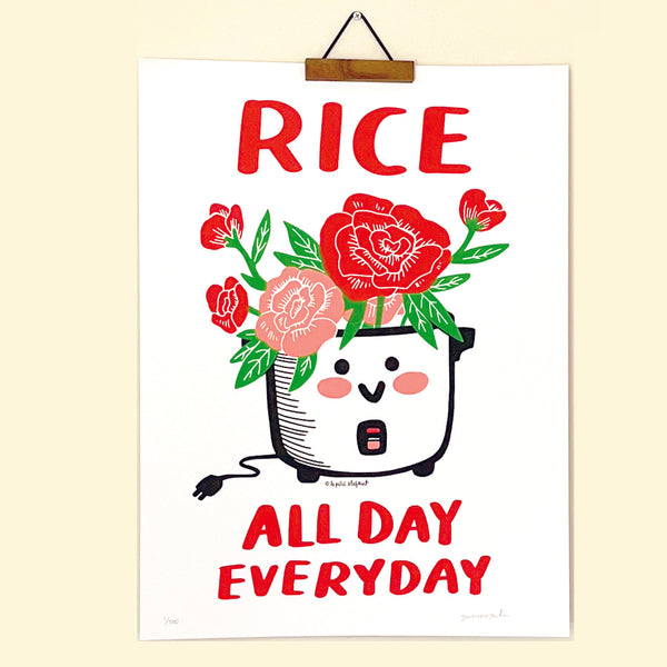 Rice All Day Everyday Limited Edition Screenprint