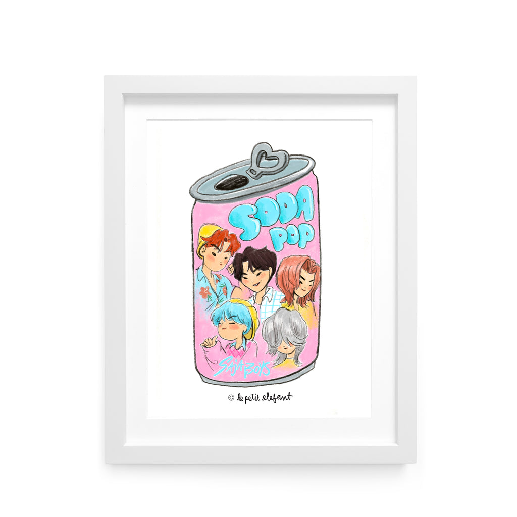 Saja Boys Soda Pop Art Print