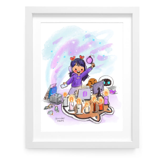 BTS Ticketing Luck Art Print