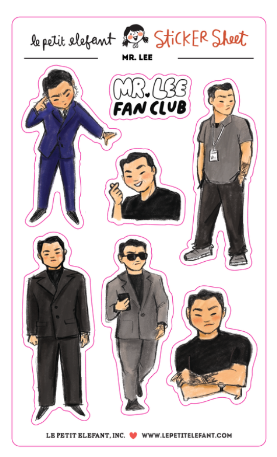 Mr. Lee Sticker Sheet