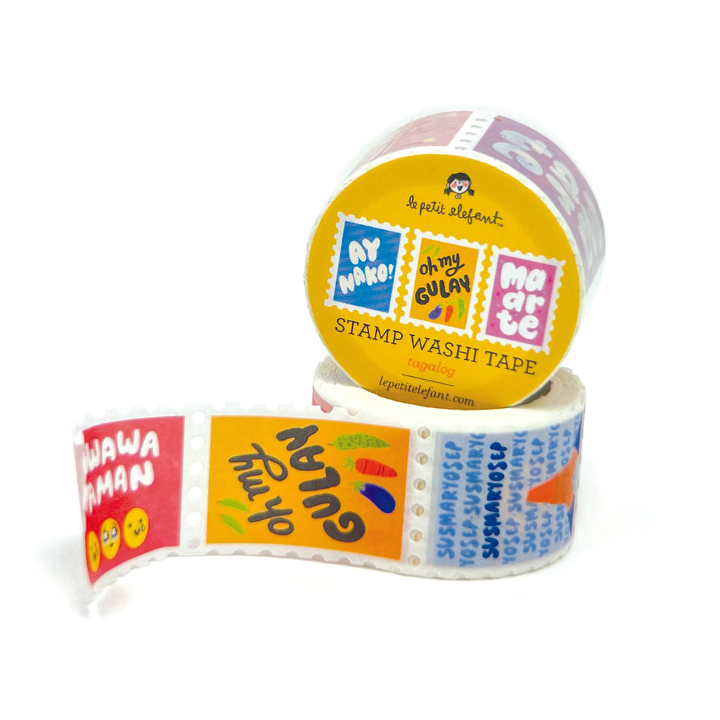 Tagalog Stamp Washi Tape