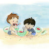 Watermelon Feast Art Print