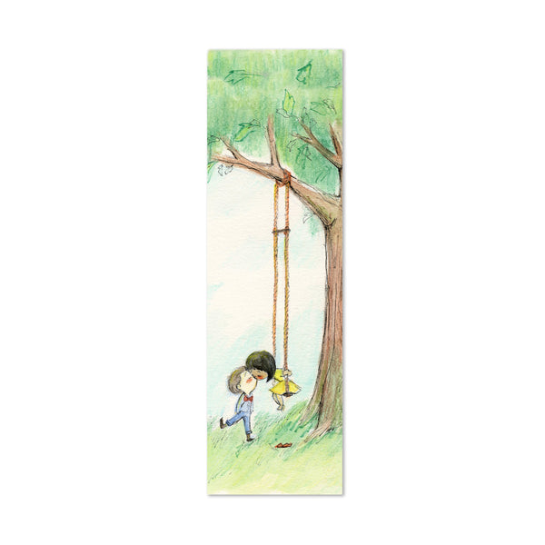 You Make My Heart Swing Canvas Bookmark