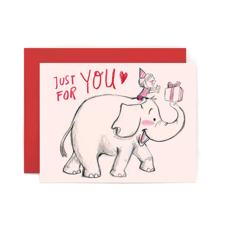 Just for You Birthday Card