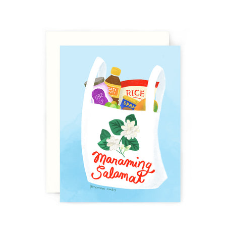 Maraming Salamat Tote Bag Card
