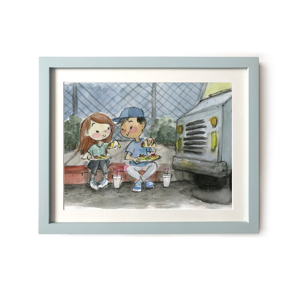 Taco Truck Date Art Print