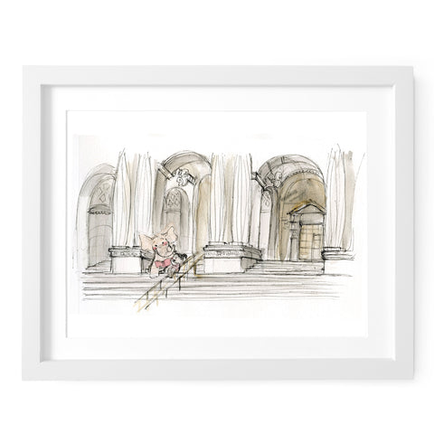 New York Public Library Art Print