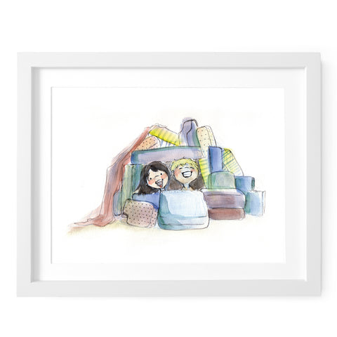Pillow Fort Art Print