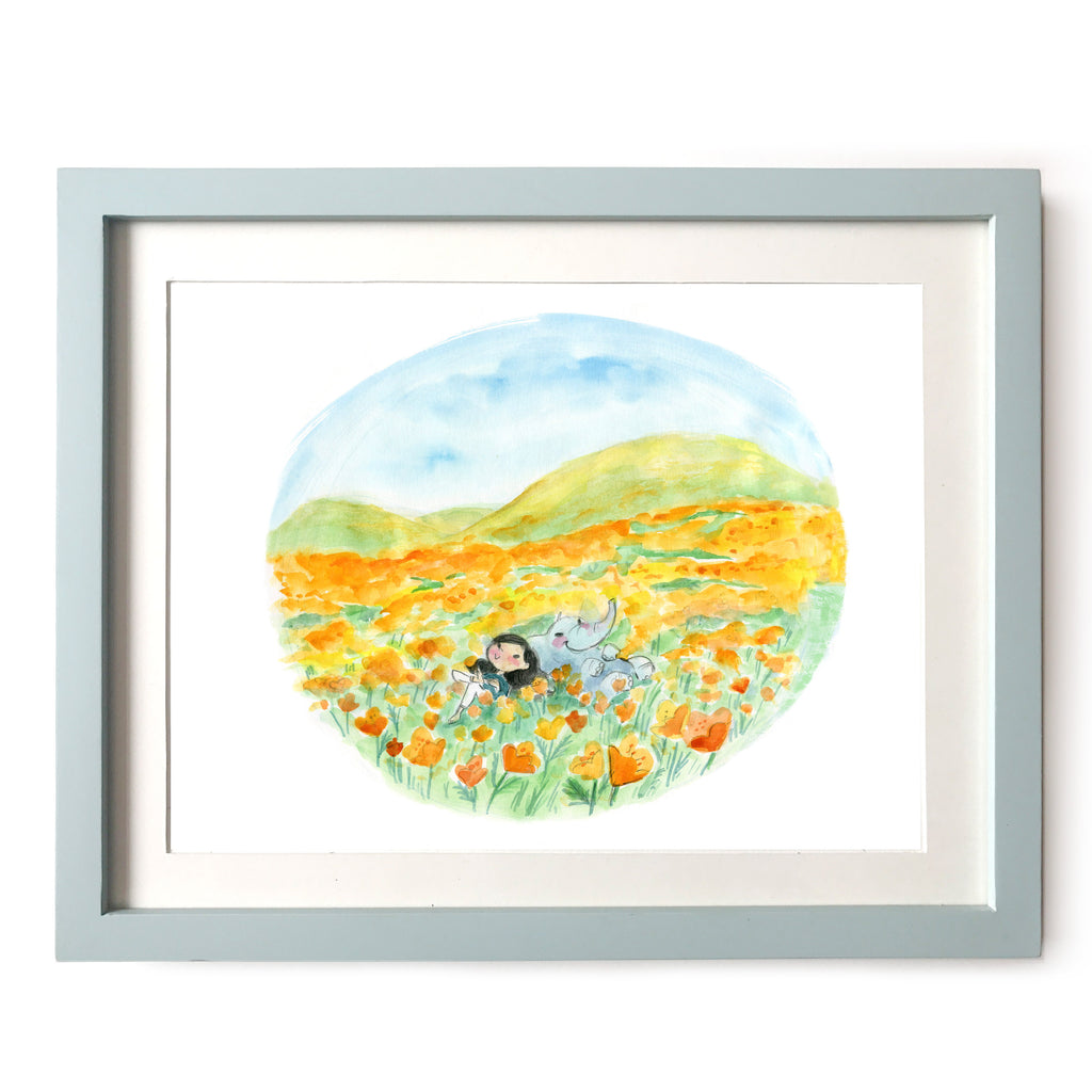 Poppy Daydreams Art Print