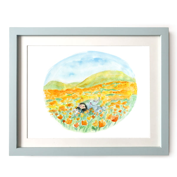Poppy Daydreams Art Print