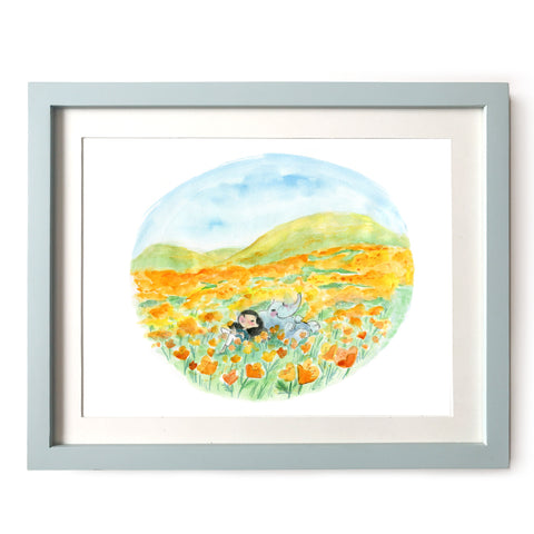 Poppy Daydreams Art Print