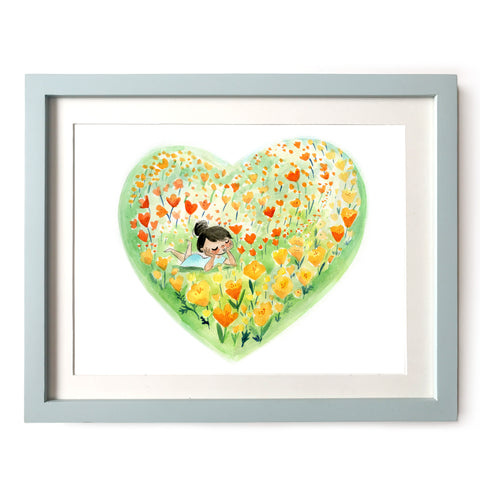 Poppy Love Art Print