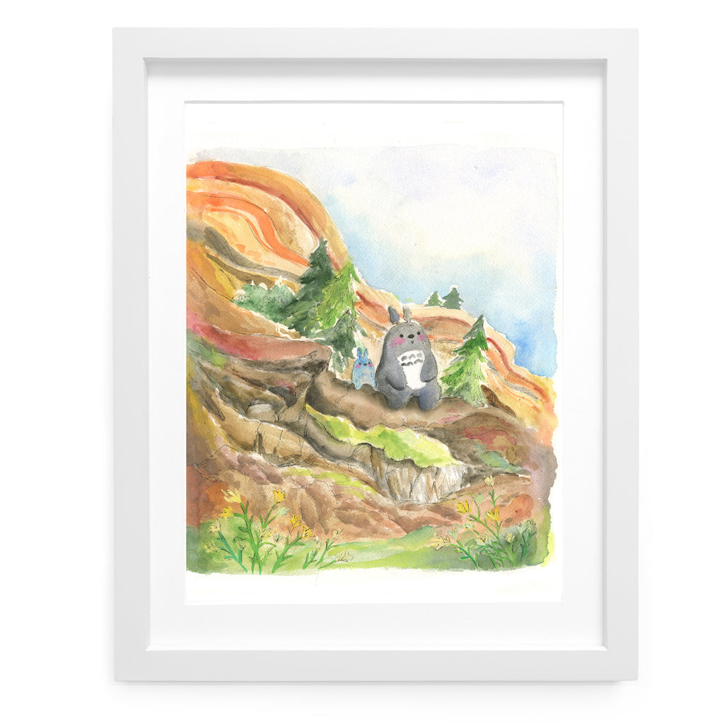 Totoro in Zion Limited Edition Art Print