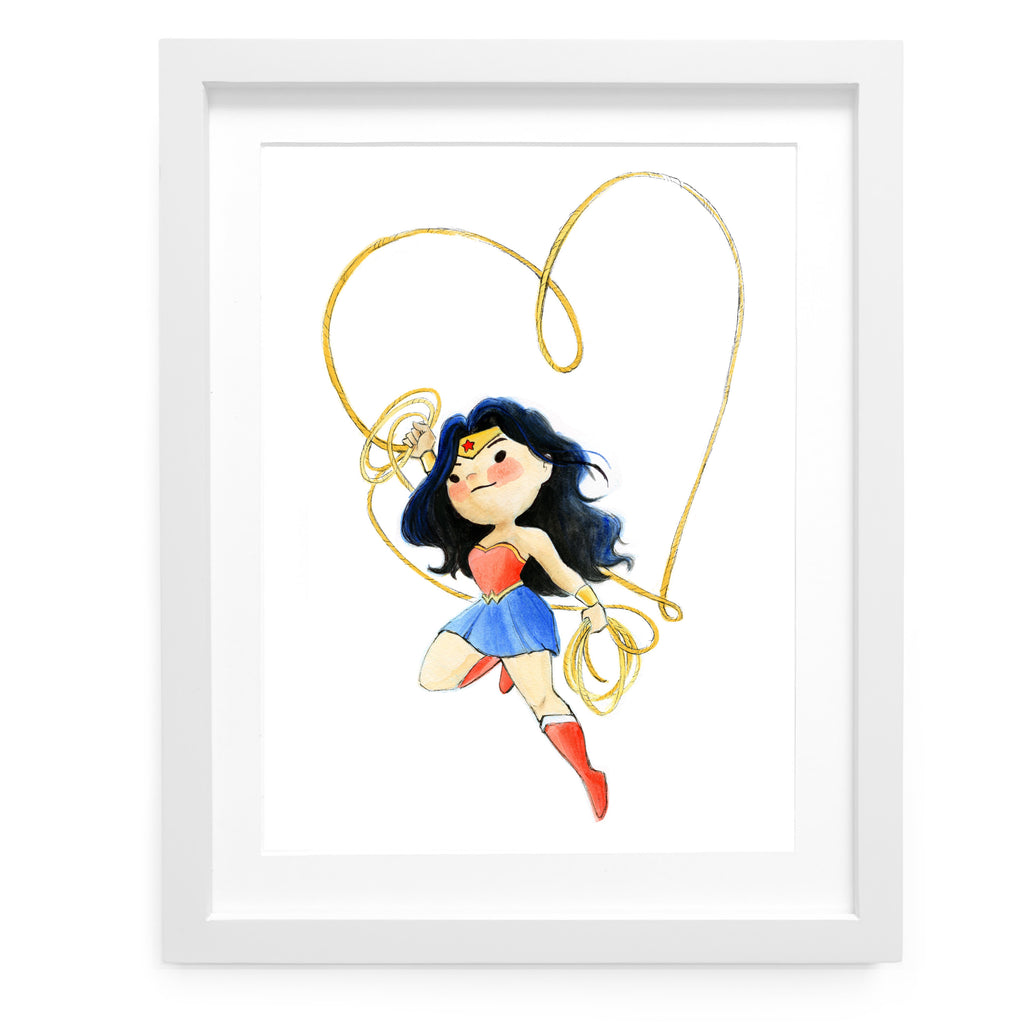 Wonder Woman Love Lasso Limited Edition Art Print