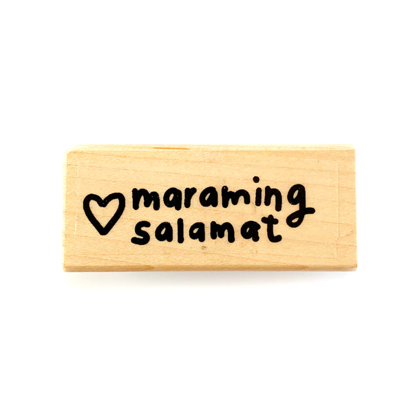 Maraming Salamat Rubber Stamp