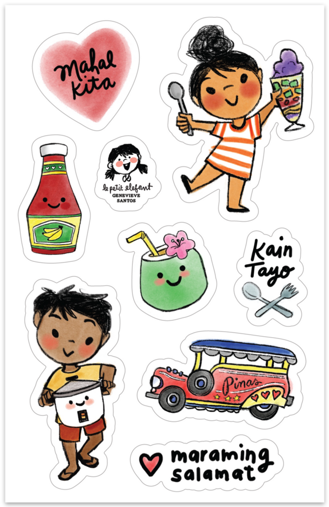 Filipino Sticker Sheet