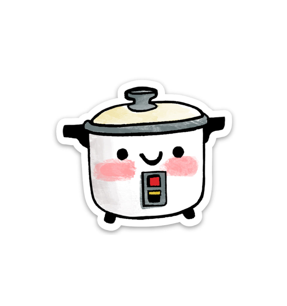 Rice Cooker Vinyl Sticker