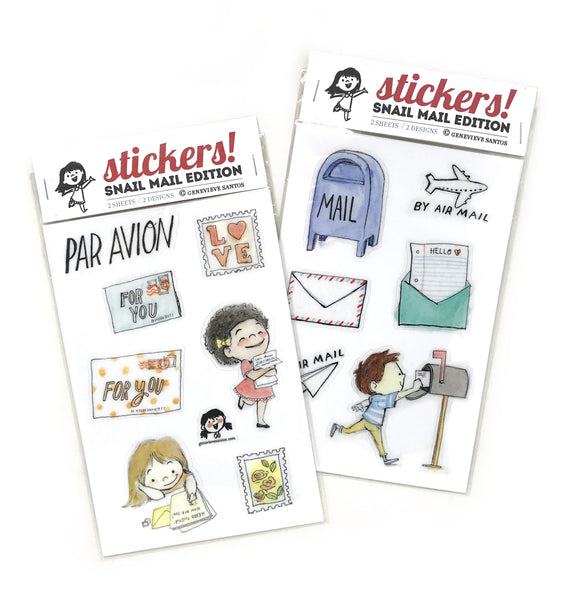 Snail Mail Sticker Set