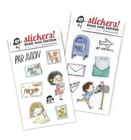 Snail Mail Sticker Set