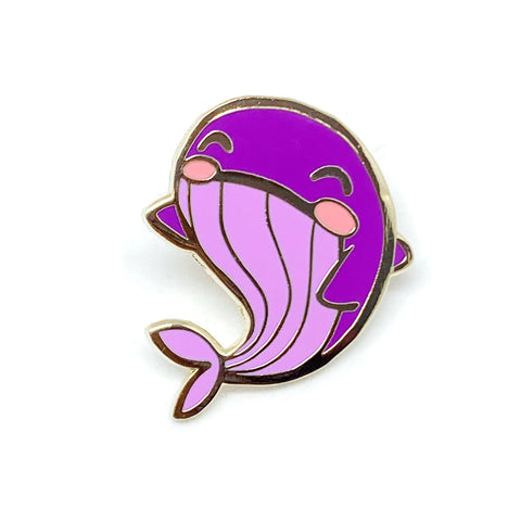 BTS Purple Whale Enamel Pin