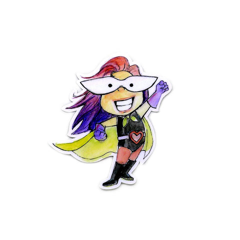 Superhero Vinyl Sticker